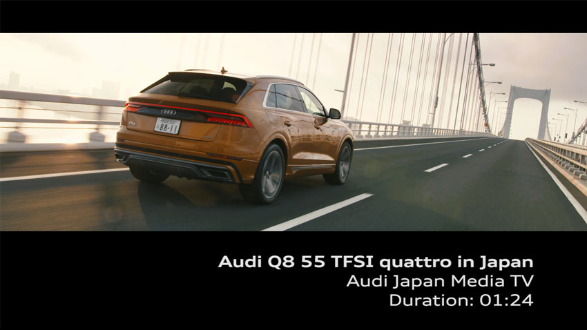 Audi Q8 55 TFSI quattro in japan